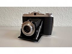 Agfa Isolette I - Ansicht Detail, Front
