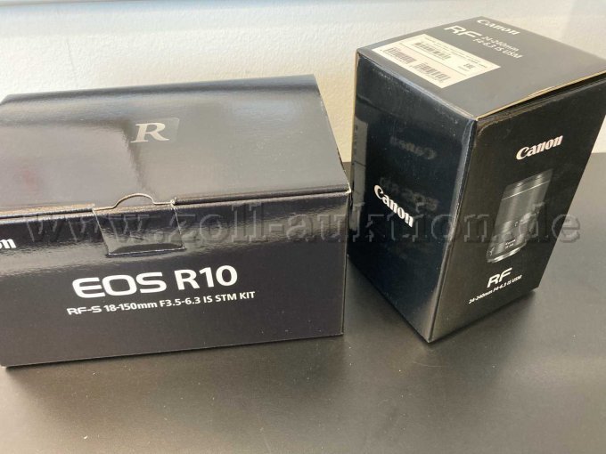 Originalverpackung Kamera und Gehäuse 24 - 240 mm