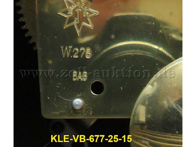 weitere Gravur: Sternstempel J Junghans
W.278
BAG