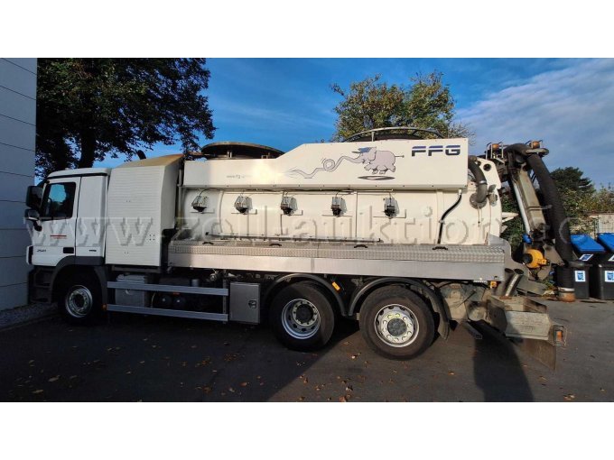 1 Kanal Saug-und Spülfahrzeug Mercedes Actros 3 / FFG Aufbau – foto 2 – kavel bij Zoll-Auktion, Unna