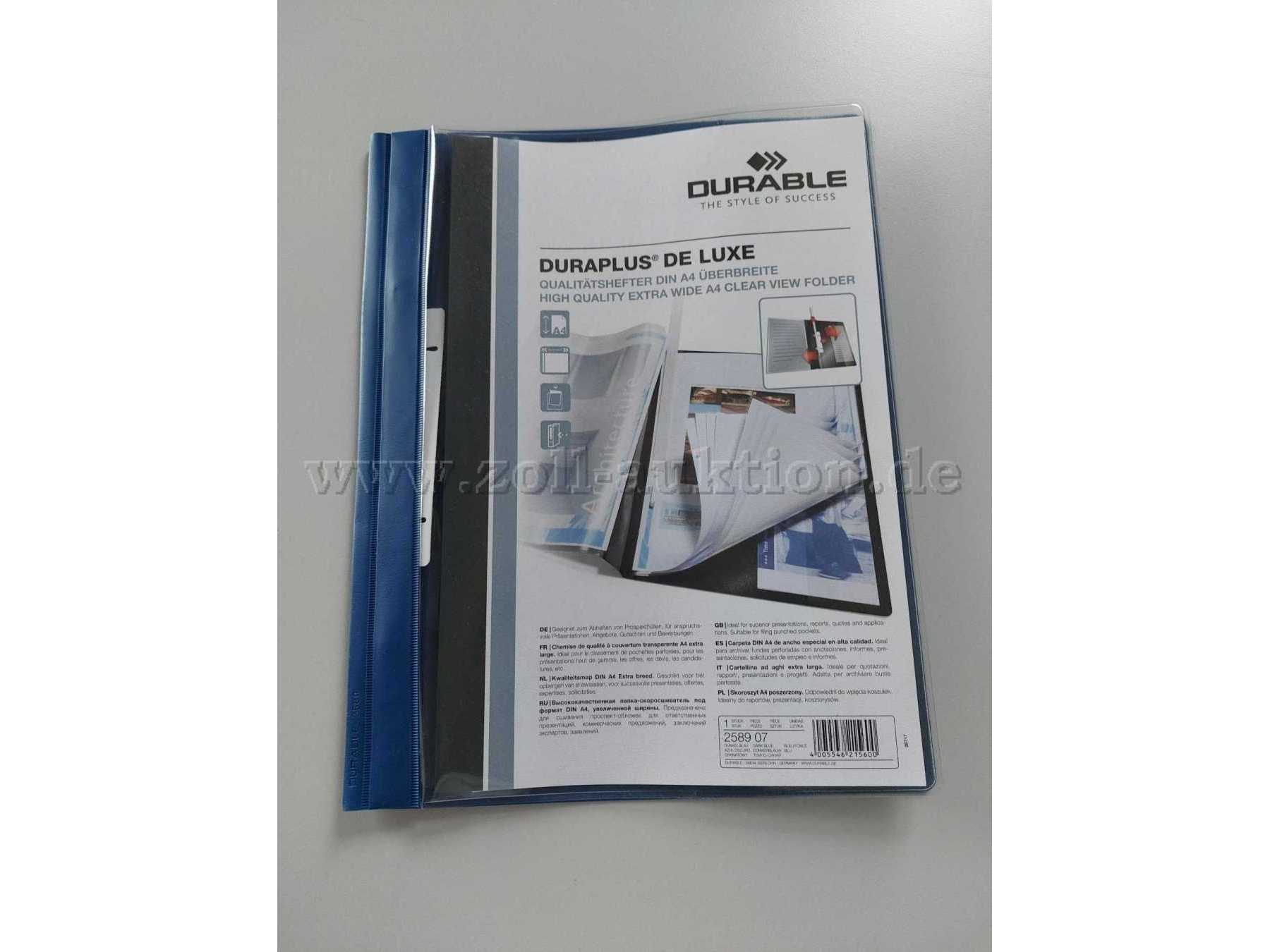 Angebotsmappe A4 Überbreite , dunkelblau, PVC