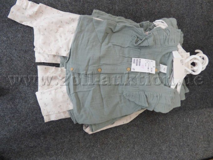 Set Bluse und Leggins, Beige/Grün