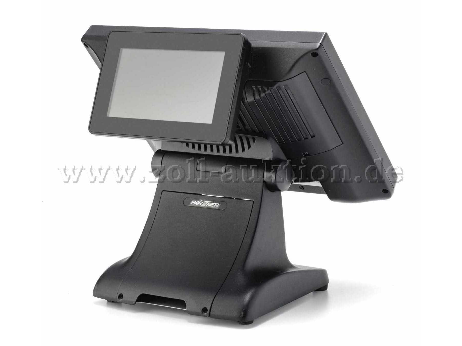 Kassenterminal Rückseite mit Kundenmonitor