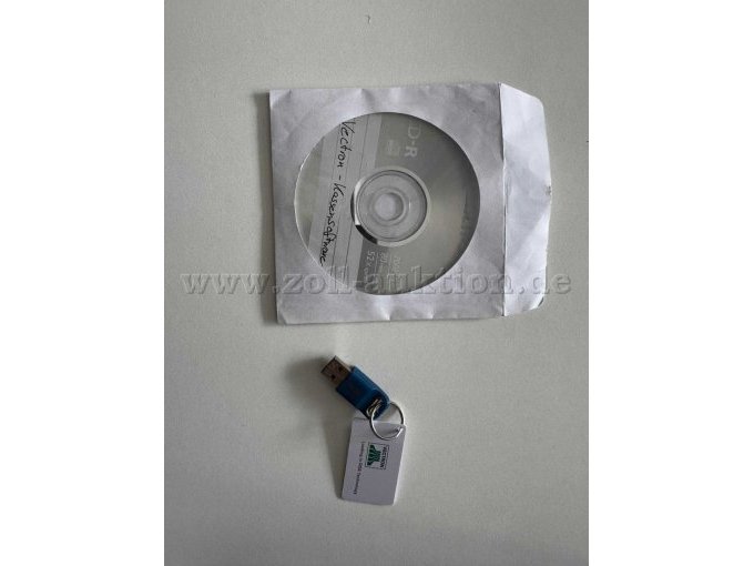 Software CD und USB Dongle