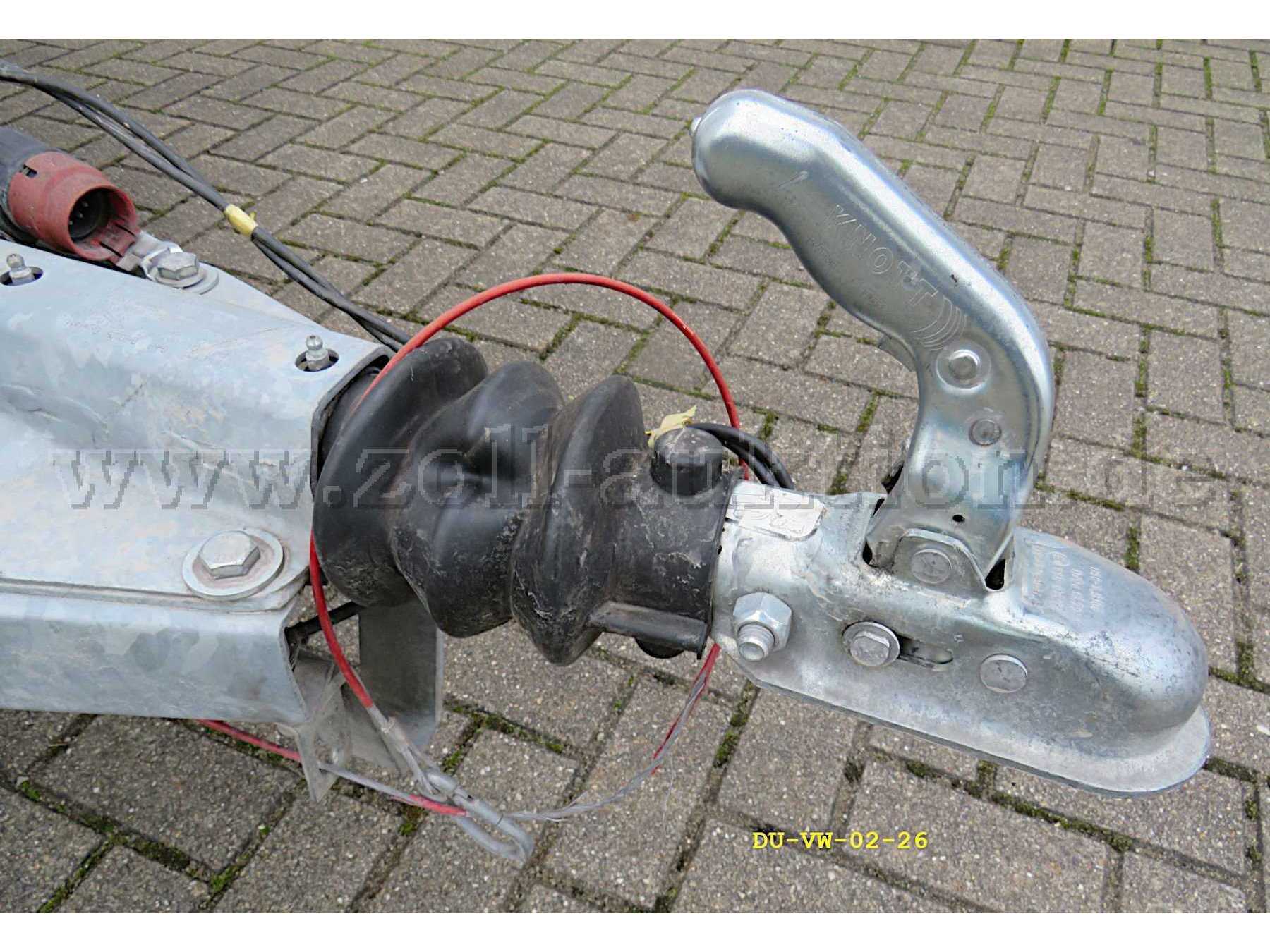 Kugelkopfkupplung/beschädigtes Abrißseil