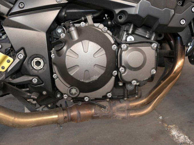 Kawasaki Z 750 Ansicht Motor