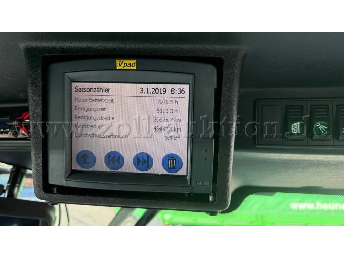 Ansicht Bedienpult Kehraufbau