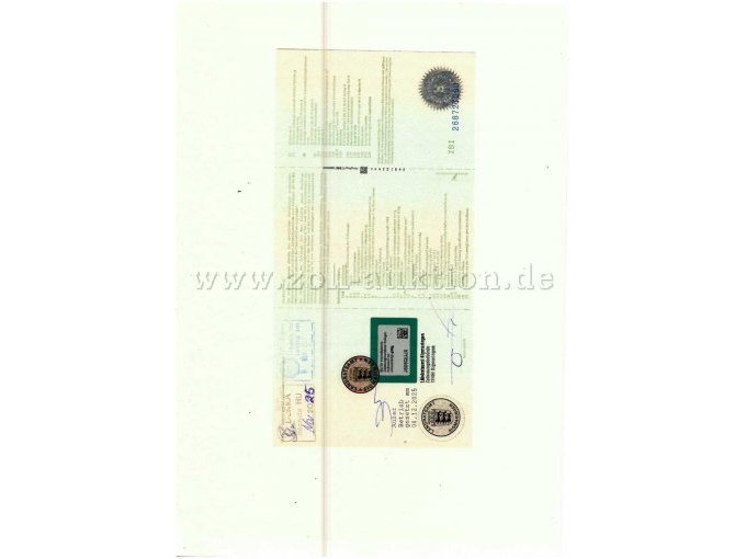 Zulassungsbescheinigung Seite 2