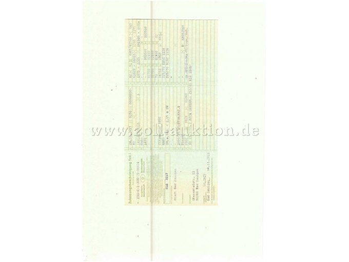 Zulassungsbescheinigung Seite 1