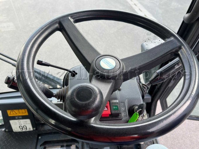 Ansicht: innen, Lankrad,- Lenksäusle