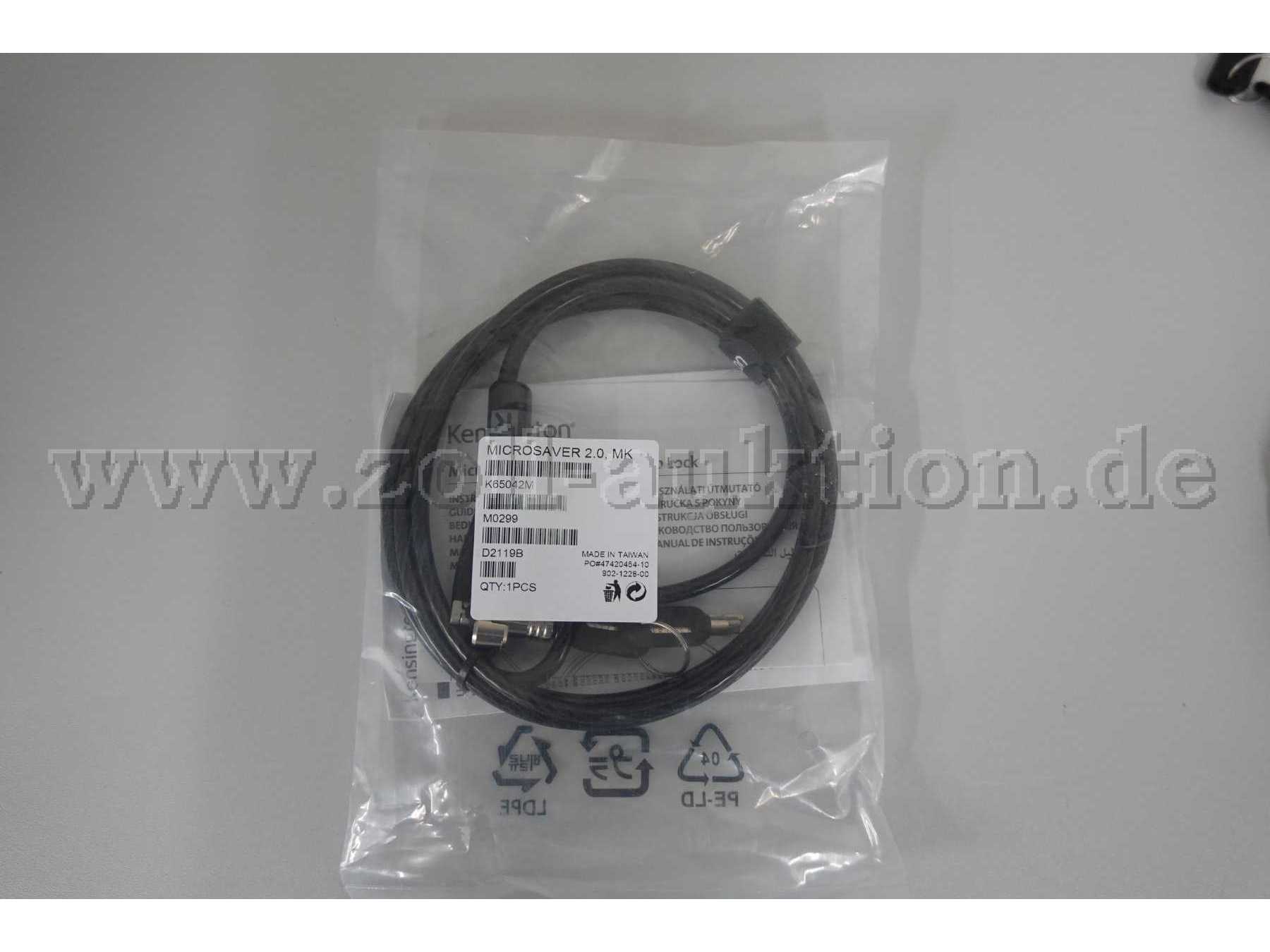 Kensingnton Sicherheitsschloss, verpackt