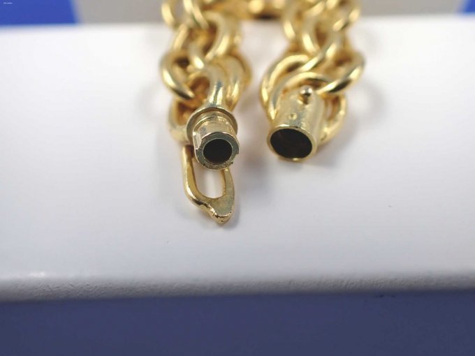 1 ketting van 916/- geelgoud, bezet met 6 diamanten – foto 9 – kavel bij Zoll-Auktion, Bad Hersfeld
