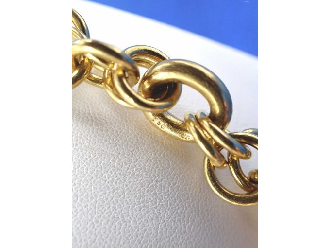 1 ketting van 916/- geelgoud, bezet met 6 diamanten – foto 8 – kavel bij Zoll-Auktion, Bad Hersfeld