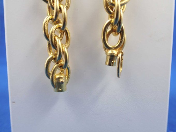 1 ketting van 916/- geelgoud, bezet met 6 diamanten – foto 6 – kavel bij Zoll-Auktion, Bad Hersfeld
