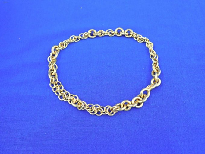 1 ketting van 916/- geelgoud, bezet met 6 diamanten – foto 10 – kavel bij Zoll-Auktion, Bad Hersfeld