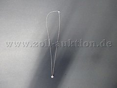Platin Kette mit Anhänger