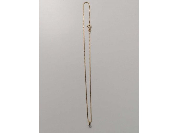 Nahansicht Kette in 585er Gelbgold