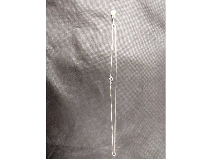 1 ketting van 585 witgoud met hanger – foto 3 – kavel bij Zoll-Auktion, Köln