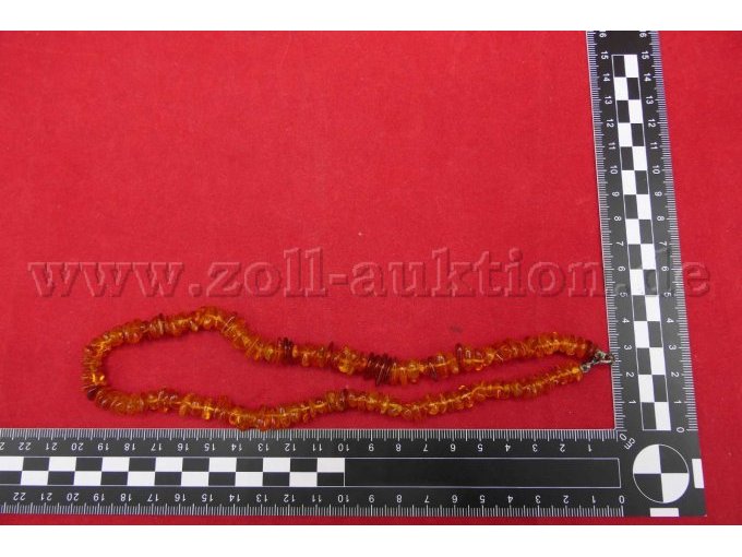 1 Kette mit Bernstein; 41 cm – foto 4 – kavel bij Zoll-Auktion, Paderborn