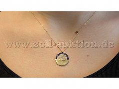 Kette mit Goldanhänger 585er Detailansicht