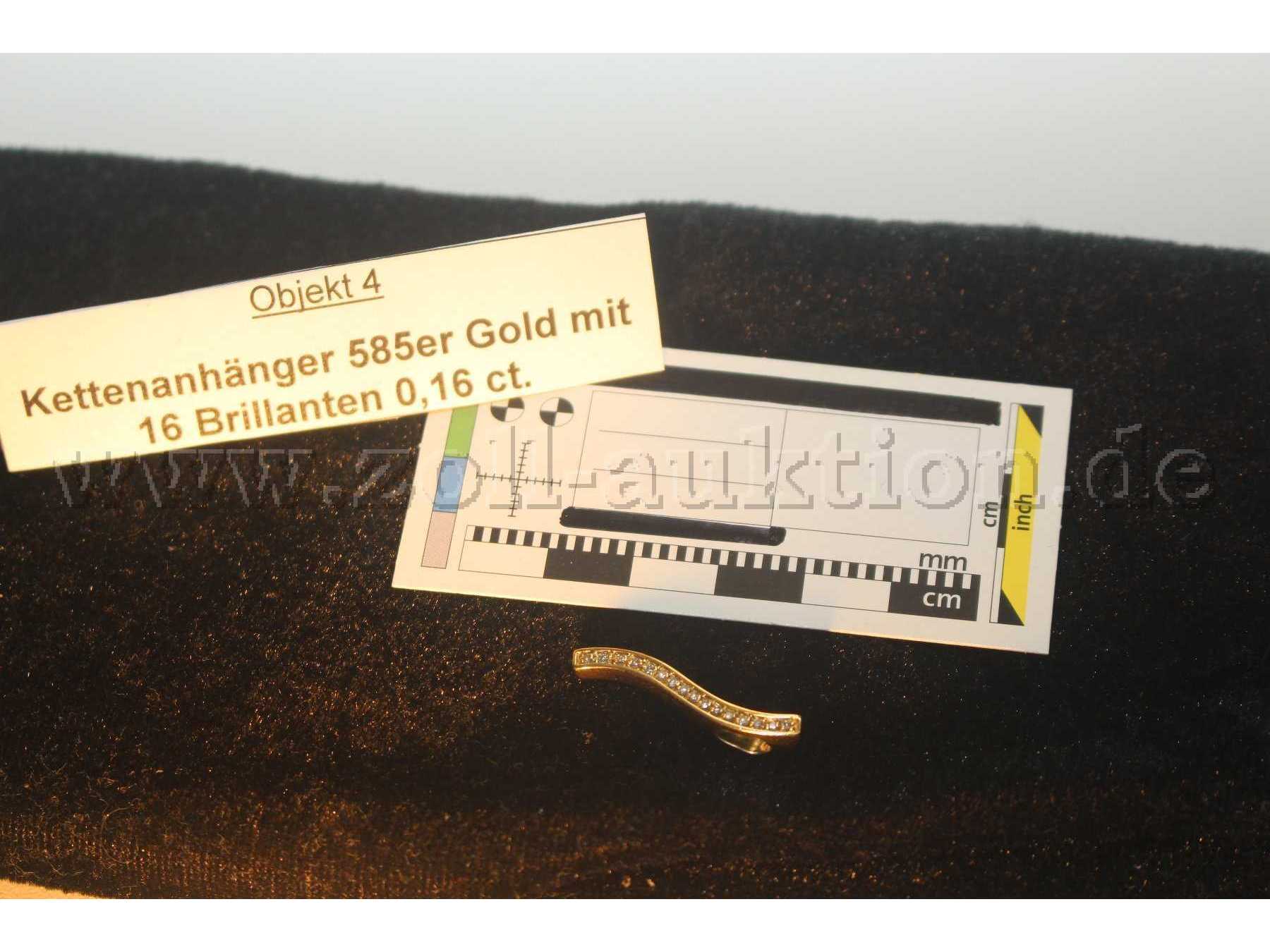 Kettenanhänger mit Brillanten