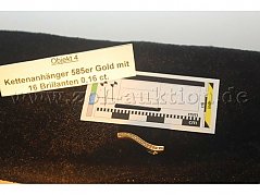 Kettenanhänger mit Brillanten