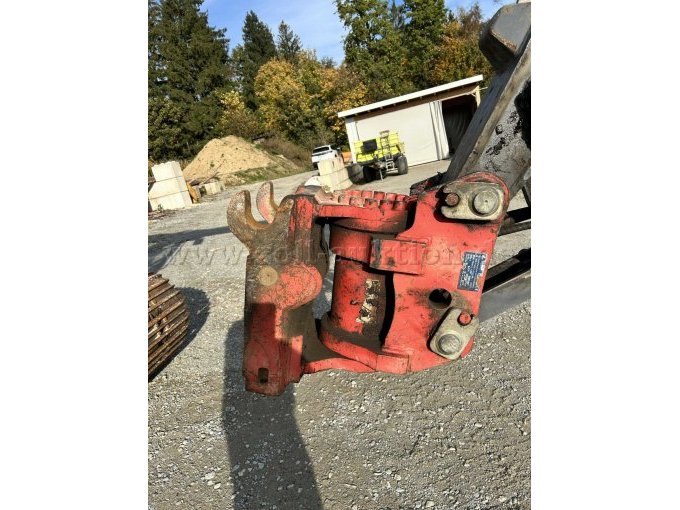 Kettenbagger-Powertilt mit Schnellwechsler