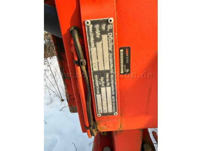 Typenschild Ausleger UNA 200