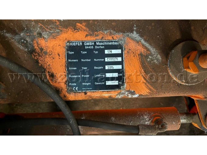 Typenschild Schneepflug