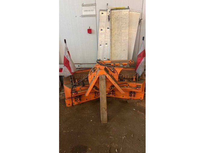 Ansicht Schneepflug hinten