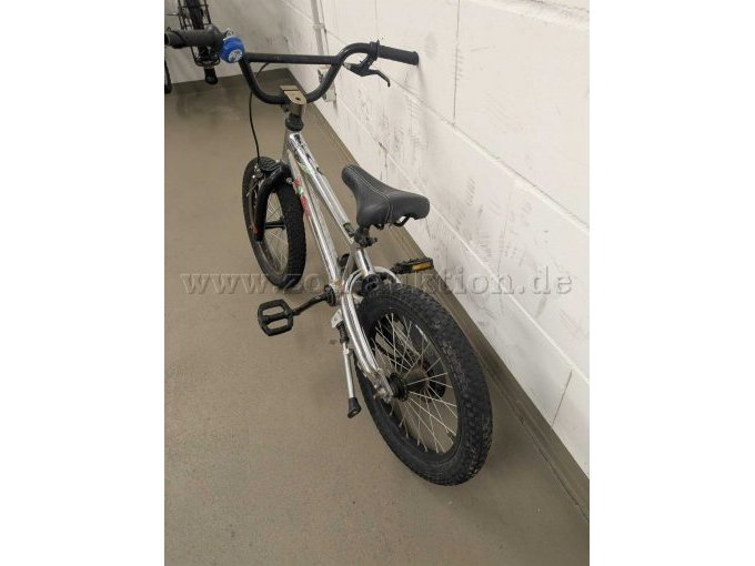 Kinderfahrrad silber 16 Zoll hinten