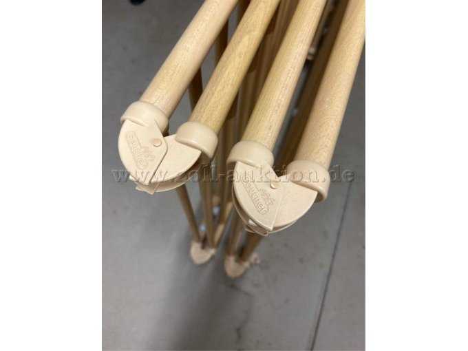 Klappbett - Klappmechanismus außen, geklappt