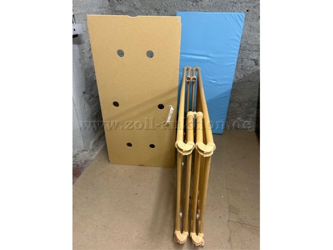 Klappbett - Ansicht zusammengefaltet