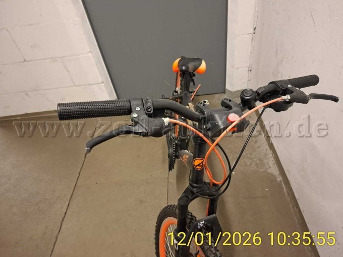 Kindermountainbike Ansicht oben Lenker