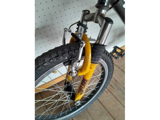 Federgabe mit Bremse