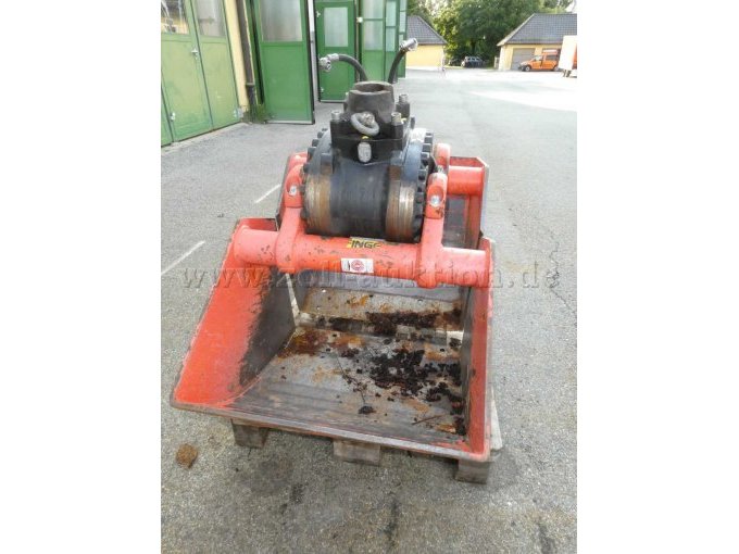 Kinshofer Zweischalengreifer KM605HPX-350, defekt, gebraucht: Ansicht von vorne