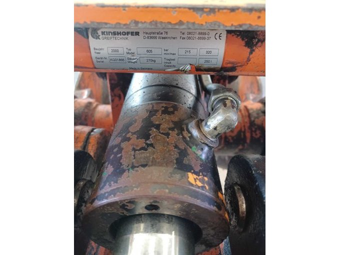1 Kinshofer tweeschalige grijper type 605 zonder draaimotor – foto 3 – kavel bij Zoll-Auktion, Marktoberdorf