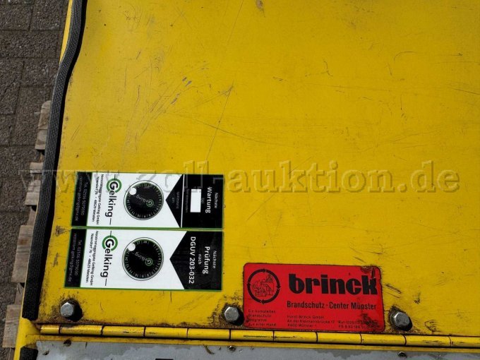 Darstellung des Aufklebers zur Prüfung des Stromgenerators