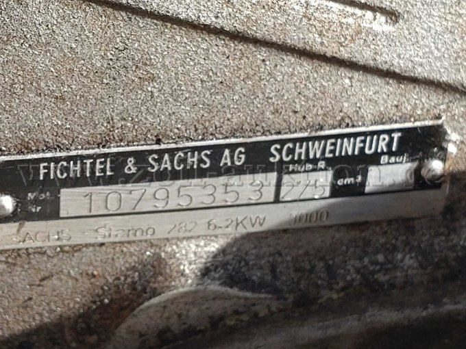 Typschild-Antriebsmotor