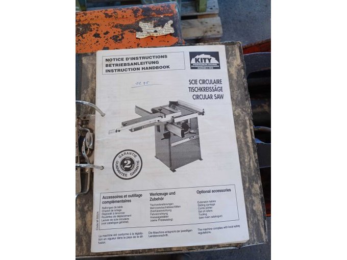1 Kity-tafelcirkelzaag type 619 (onderdelenbron voor knutselaars) – foto 5 – kavel bij Zoll-Auktion, Marktoberdorf