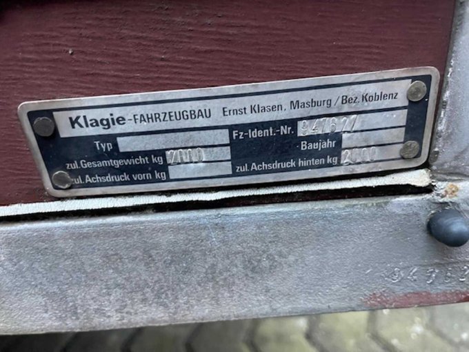Typenschild