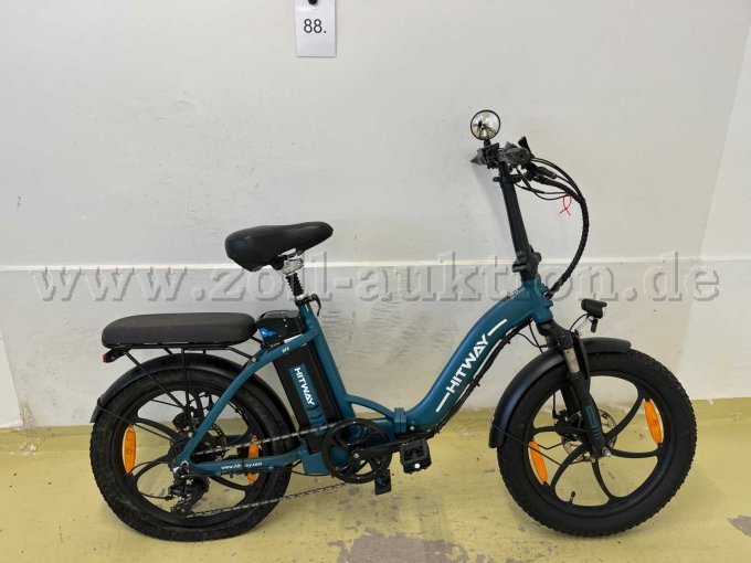 Klapp-E-Bike von Hitway, rechts