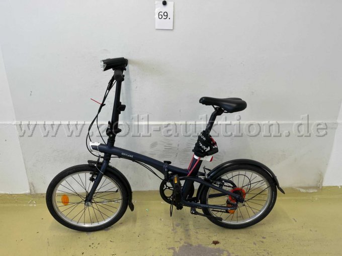 Klapprad von Oxylane, links Klapprad von Oxylane, links