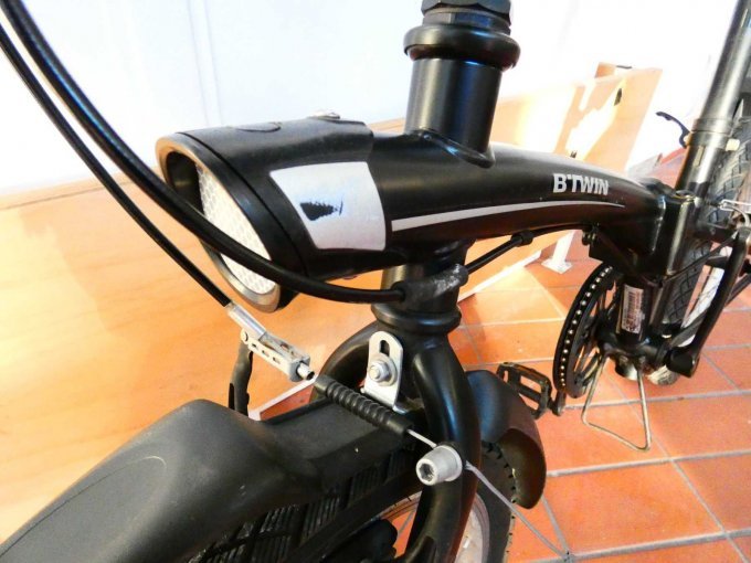 Klapprad BTwin_ Ansicht rechts seitlich nach hinten