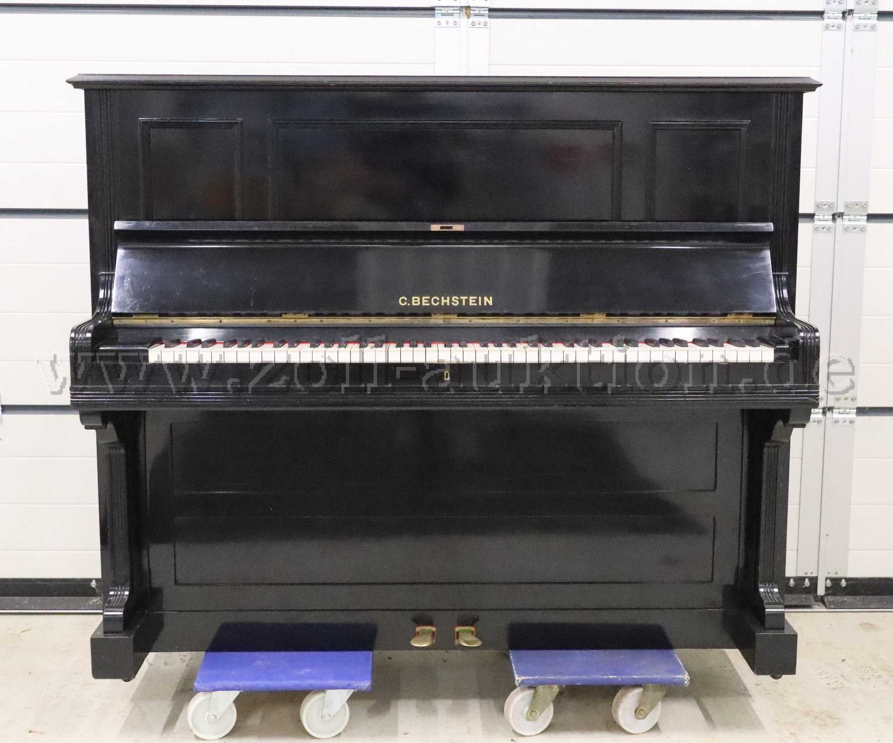 1 piano Original C. Bechstein (modèle 9) 1917 noir