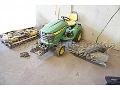 Übersicht Traktor und Anbauteile