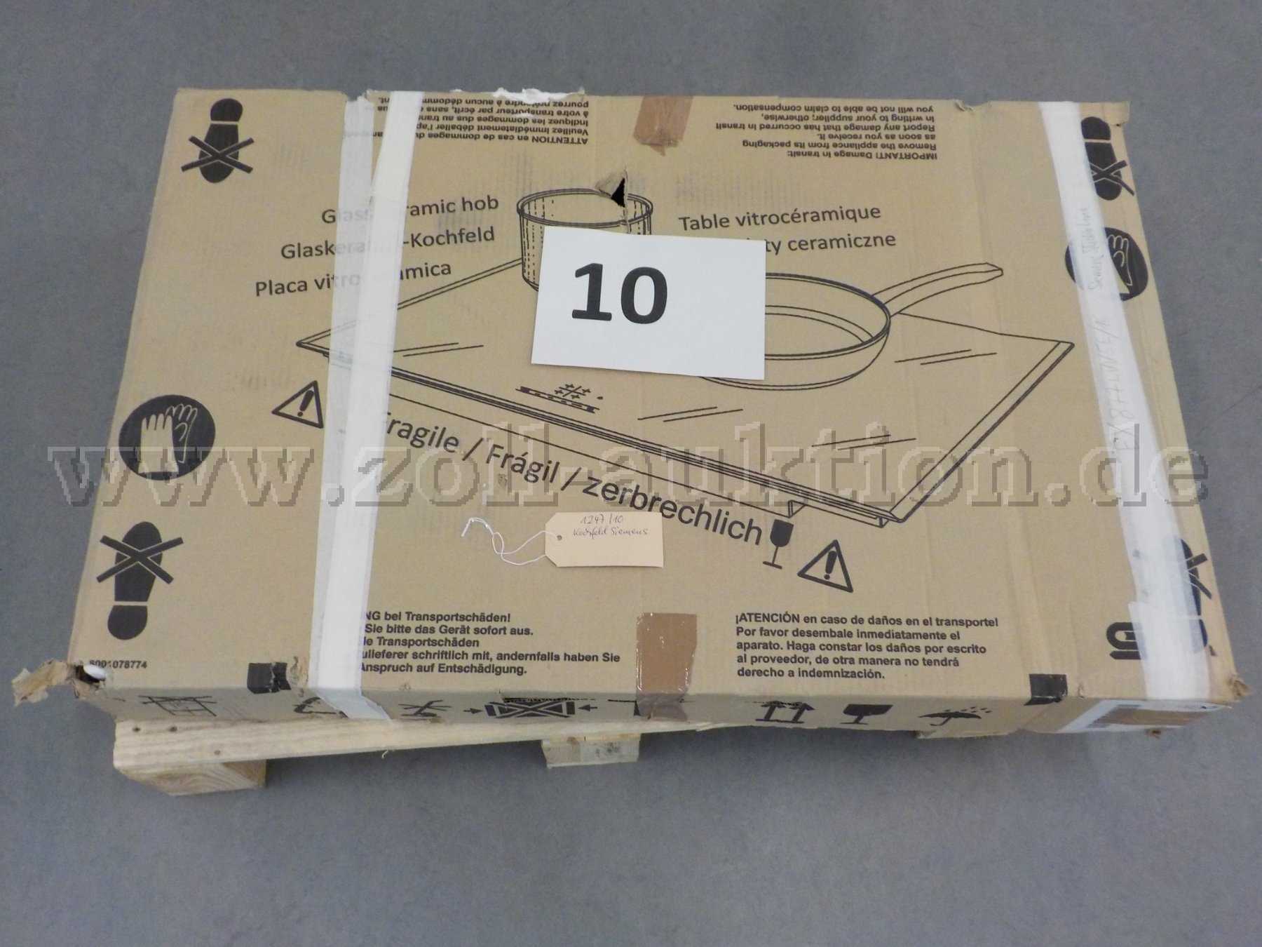 Kochplatte in Verpackung