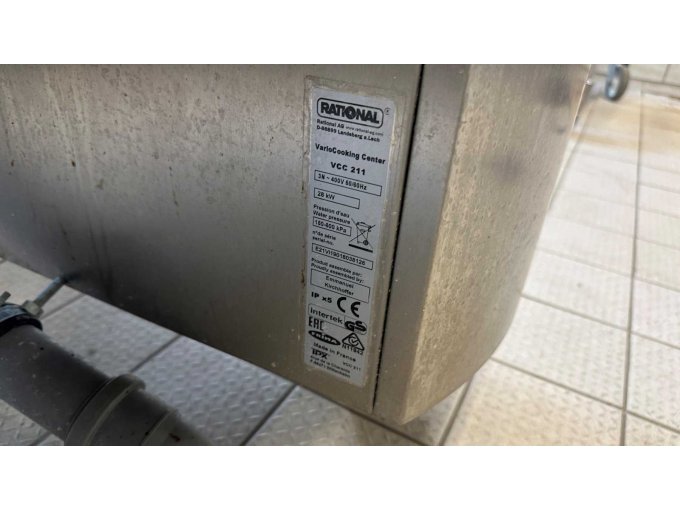 Kochkessel VarioCooking Center MULTIFICIENCY 211 Standard Typenschild