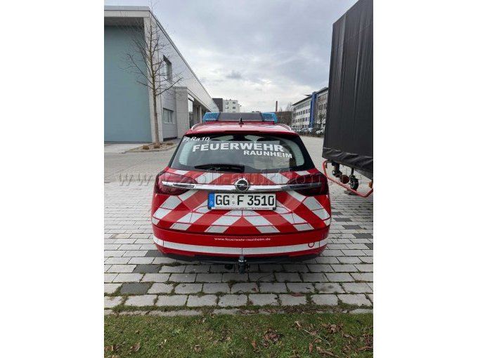 Heckansicht Fahrzeug