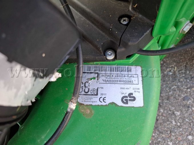 1 gemeentelijke grasmaaier SABO „54-PRO K VARIO B PLUS“ – foto 5 – kavel bij Zoll-Auktion, Bad Grönenbach